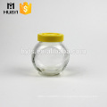 180ml empty glass jar with colorful plastic cap